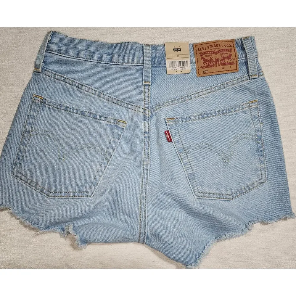 Levi's women's shorts 501 button fly W26''
